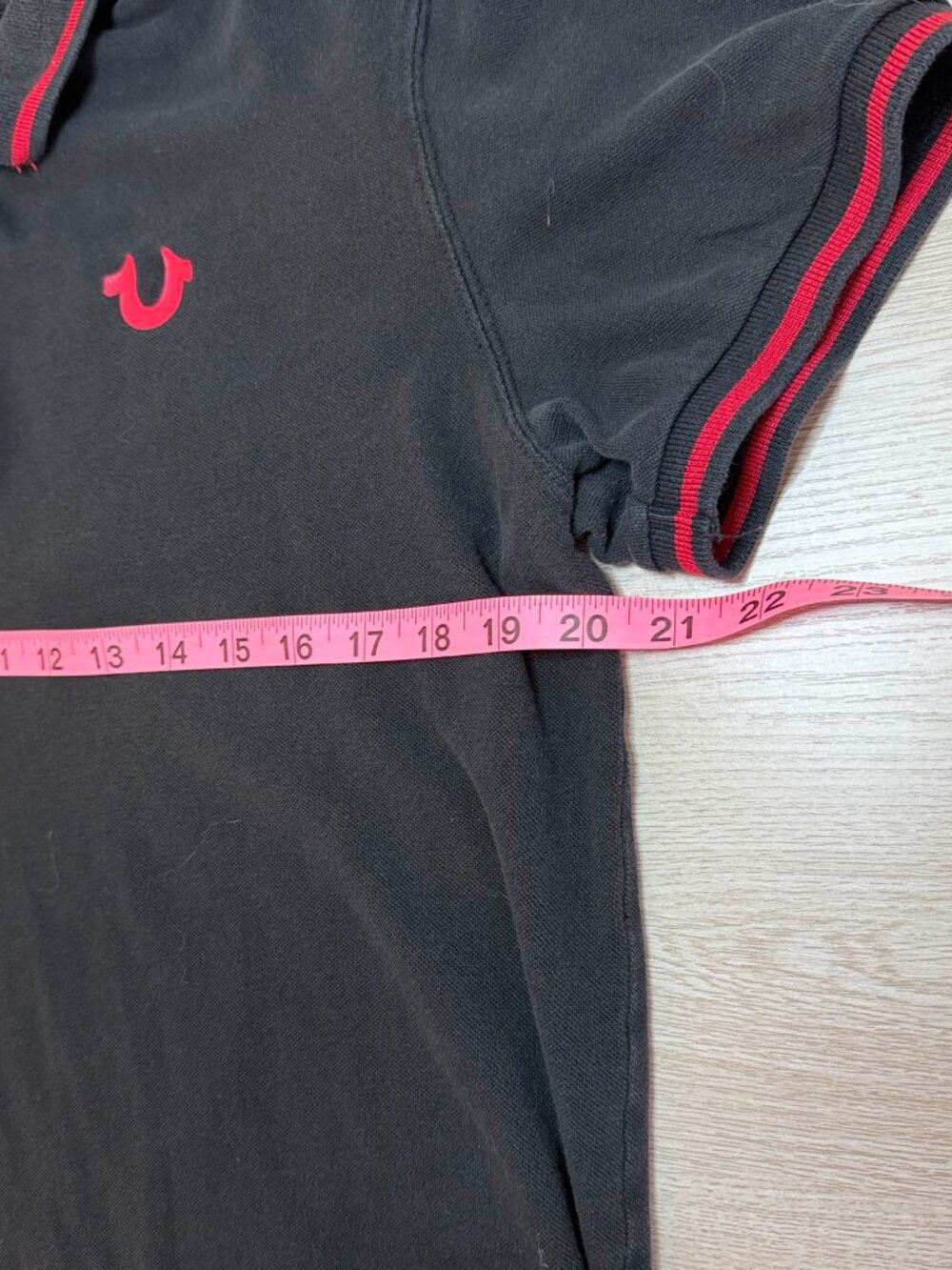 True Religion Polo Shirt L Black - Picture 6 of 9